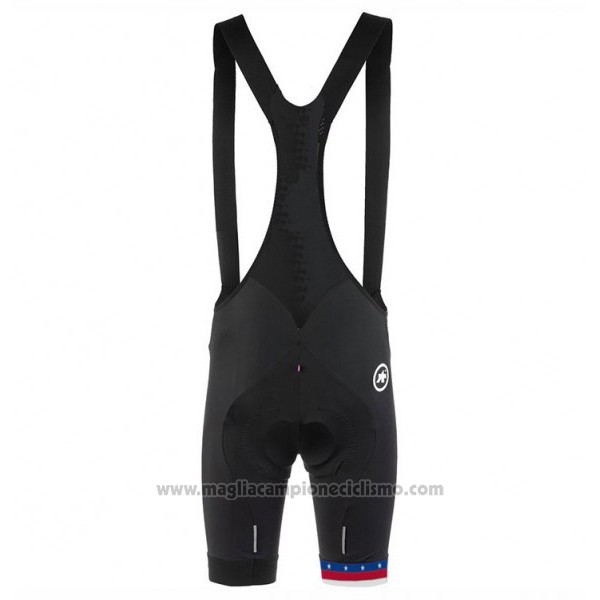 2017 Abbigliamento Ciclismo Assos Campione Stati Uniti Manica Corta e Salopette